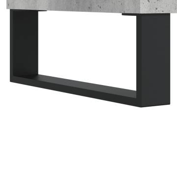 Modern Concrete Grey Bedside Cabinet | Hipomarket UK