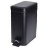 Excellent Houseware Pedal Bin 5L - Matt Black | Hipomarket