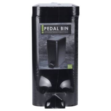 Excellent Houseware Pedal Bin 5L - Matt Black | Hipomarket