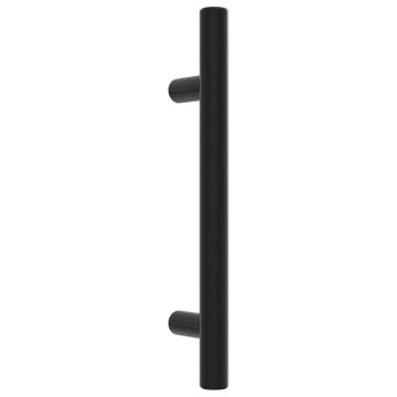 Elegant Cabinet Handles - 10 pcs Black 96 mm Stainless Steel