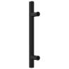 Elegant Cabinet Handles - 10 pcs Black 96 mm Stainless Steel