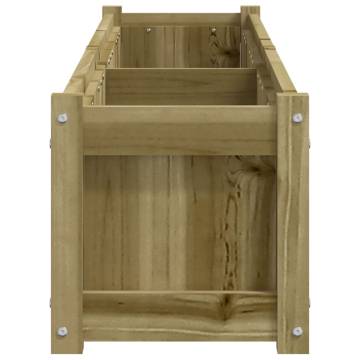 Garden Planter 180x31x31 cm | Impregnated Pine Wood