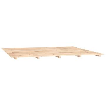 Solid Pine Bed Frame 180x200 cm Super King - Hipomarket