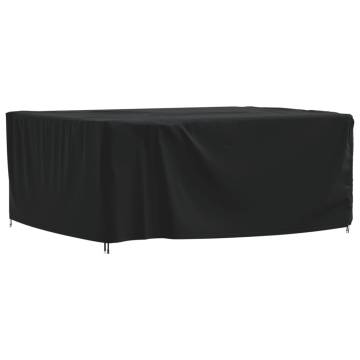 Garden Furniture Cover Black - 242x182x100 cm Weatherproof