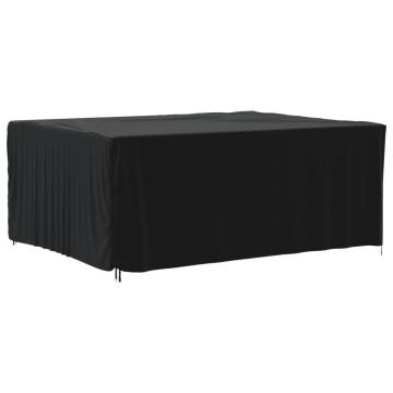 Garden Furniture Cover Black - 242x182x100 cm Weatherproof