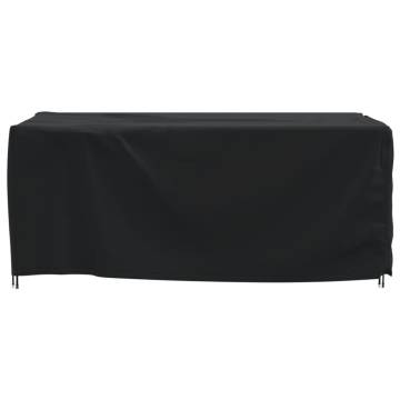 Garden Furniture Cover Black - 242x182x100 cm Weatherproof