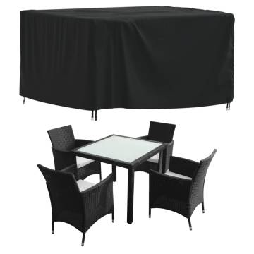 Durable Garden Furniture Cover - Black 125x125x74 cm