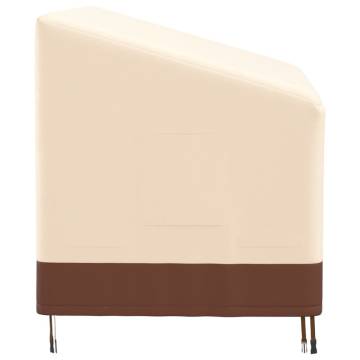 3-Seater Bench Cover Beige 159x84x56/81 cm - Waterproof & Durable