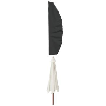 Garden Umbrella Cover Black 280x30/81/45 cm - 420D Oxford