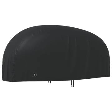 Motorcycle Cover Black 220x95x110 cm - Durable & Water Resistant