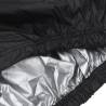 Motorcycle Cover Black 220x95x110 cm - Durable & Water Resistant