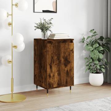 Trendy Smoked Oak Sideboard - 40x35x70 cm | HipoMarket UK