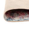 Rug Washable Multicolour Ø 120 cm - Anti Slip & Easy Care