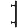 Elegant Black Stainless Steel Cabinet Handles - 10 pcs