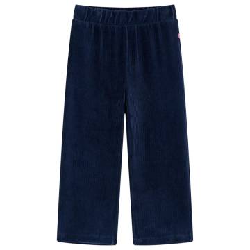 Kids' Corduroy Pants Navy 128 - Comfortable & Stylish