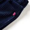 Kids' Corduroy Pants Navy 128 - Comfortable & Stylish