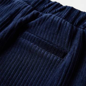 Kids' Corduroy Pants Navy 128 - Comfortable & Stylish