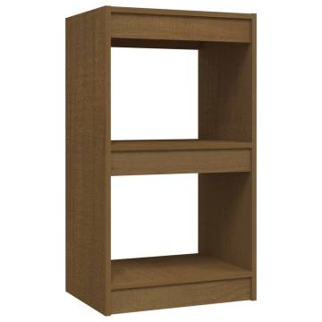 Book Cabinet Honey Brown - Solid Pinewood | HipoMarket UK