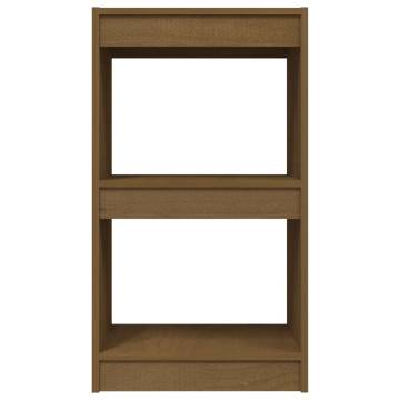 Book Cabinet Honey Brown - Solid Pinewood | HipoMarket UK