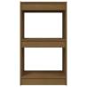 Book Cabinet Honey Brown - Solid Pinewood | HipoMarket UK