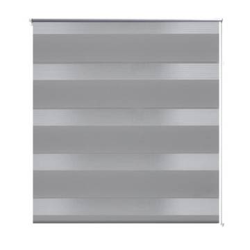 Zebra Blind 60x120 cm Grey - Stylish Modern Home Decor