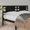 Headboard Black 206x4x100 cm Solid Wood Pine Colour black Size 206 x 100 cm Quantity in Package 1 