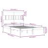 Bed Frame Black Solid Wood 200x200 cm - Stylish & Sturdy