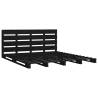 Black Pine Double Bed Frame 135x190 cm - Modern & Sturdy