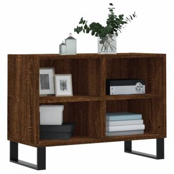 Brown Oak TV Cabinet - 69.5x30x50 cm - Engineered Wood