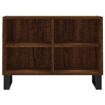 Brown Oak TV Cabinet - 69.5x30x50 cm - Engineered Wood