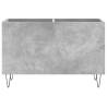 Concrete Grey Record Cabinet – Stylish Vinyl Storage