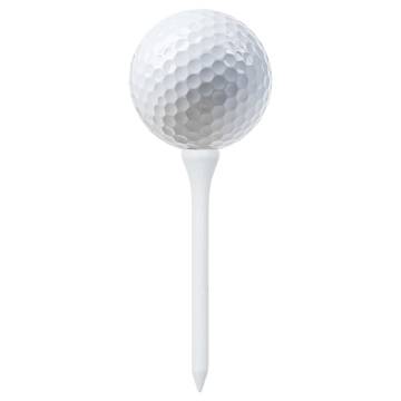 Bamboo Golf Tees 1000 pcs - 70 mm Durable White Design