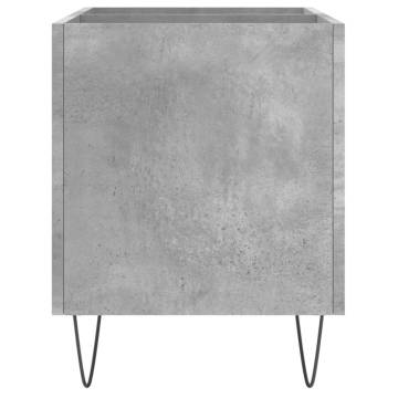 Concrete Grey Record Cabinet – Stylish Vinyl Storage