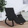 Rocking Chair Black Fabric - Comfortable & Durable Seating