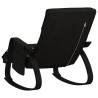 Rocking Chair Black Fabric - Comfortable & Durable Seating