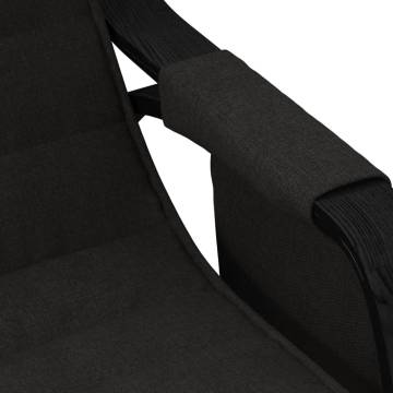 Rocking Chair Black Fabric - Comfortable & Durable Seating