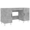 Desk Concrete Grey 140x50x75 cm - Stylish & Practical Furniture