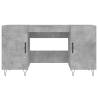 Desk Concrete Grey 140x50x75 cm - Stylish & Practical Furniture