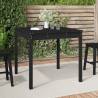 Garden Table Black 82.5x82.5x76 cm Solid Wood Pine Colour black pine Size 82.5 x 82.5 x 76 cm Quantity in Package 1 