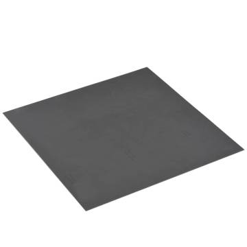 Self-Adhesive PVC Flooring Planks - 5.11 m² Grey Stippled