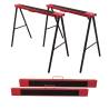 Brüder Mannesmann Sawhorses - Durable Steel 2 pcs | Hipomarket