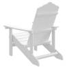 Garden Adirondack Chair HDPE White - Stylish Outdoor Comfort