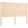 Solid Wood Bed Frame with Headboard 140x200 cm | Hipo Market