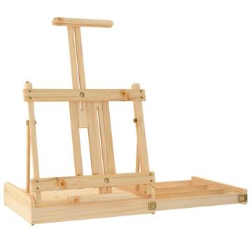 Table Easel with Drawer - Solid Pine 41.5x37x12 cm