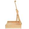 Table Easel with Drawer - Solid Pine 41.5x37x12 cm