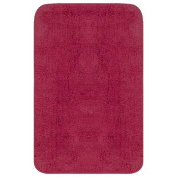 Luxurious Fuchsia Bathroom Mat Set - 2 Pieces | HipoMarket