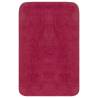 Luxurious Fuchsia Bathroom Mat Set - 2 Pieces | HipoMarket