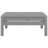 3 Piece Garden Lounge Set - Solid Pinewood in Grey