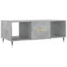 Stylish Concrete Grey Coffee Table - 102x50x40 cm | HipoMarket