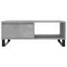 Concrete Grey Coffee Table - Stylish & Functional Design